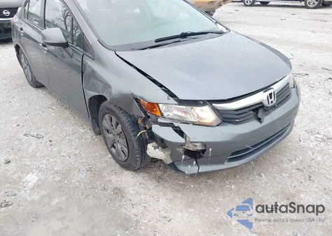 2012 Honda Civic Lx из США, поврежденный, VIN 2HGFB2F59CH569773